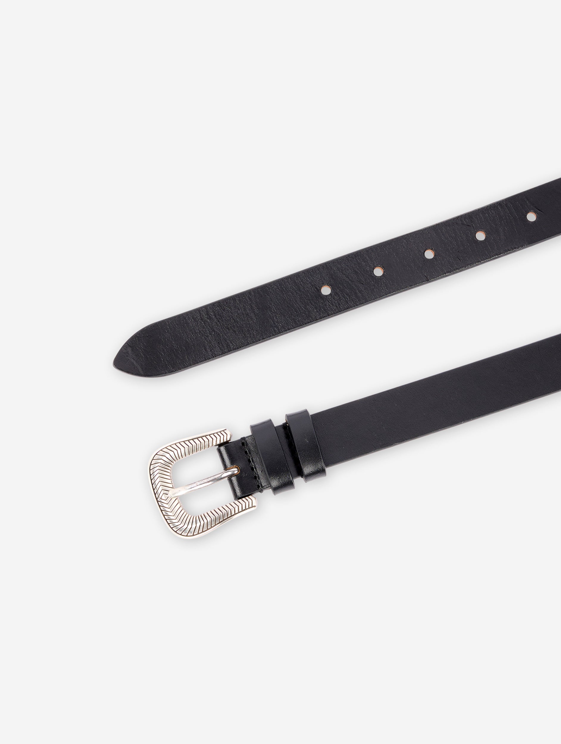 Women Accessories | Thin belt in black leather | Barbara Bui  display picture 3