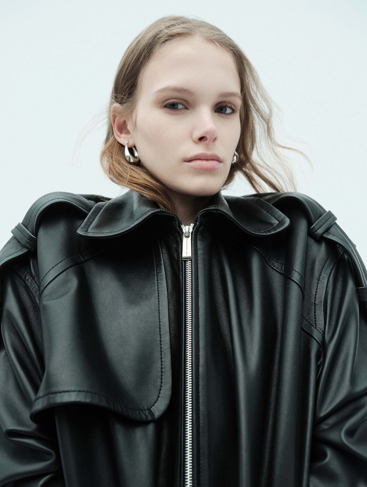 Black lambskin jacket
