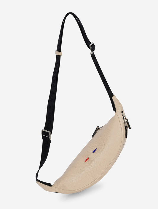 Sand grained leather fanny pack Barbara Bui x PSG