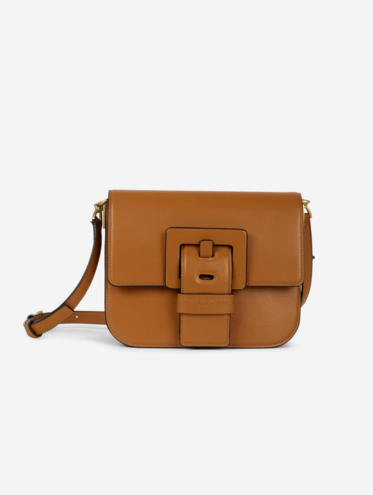 Caramel leather Touch Me bag