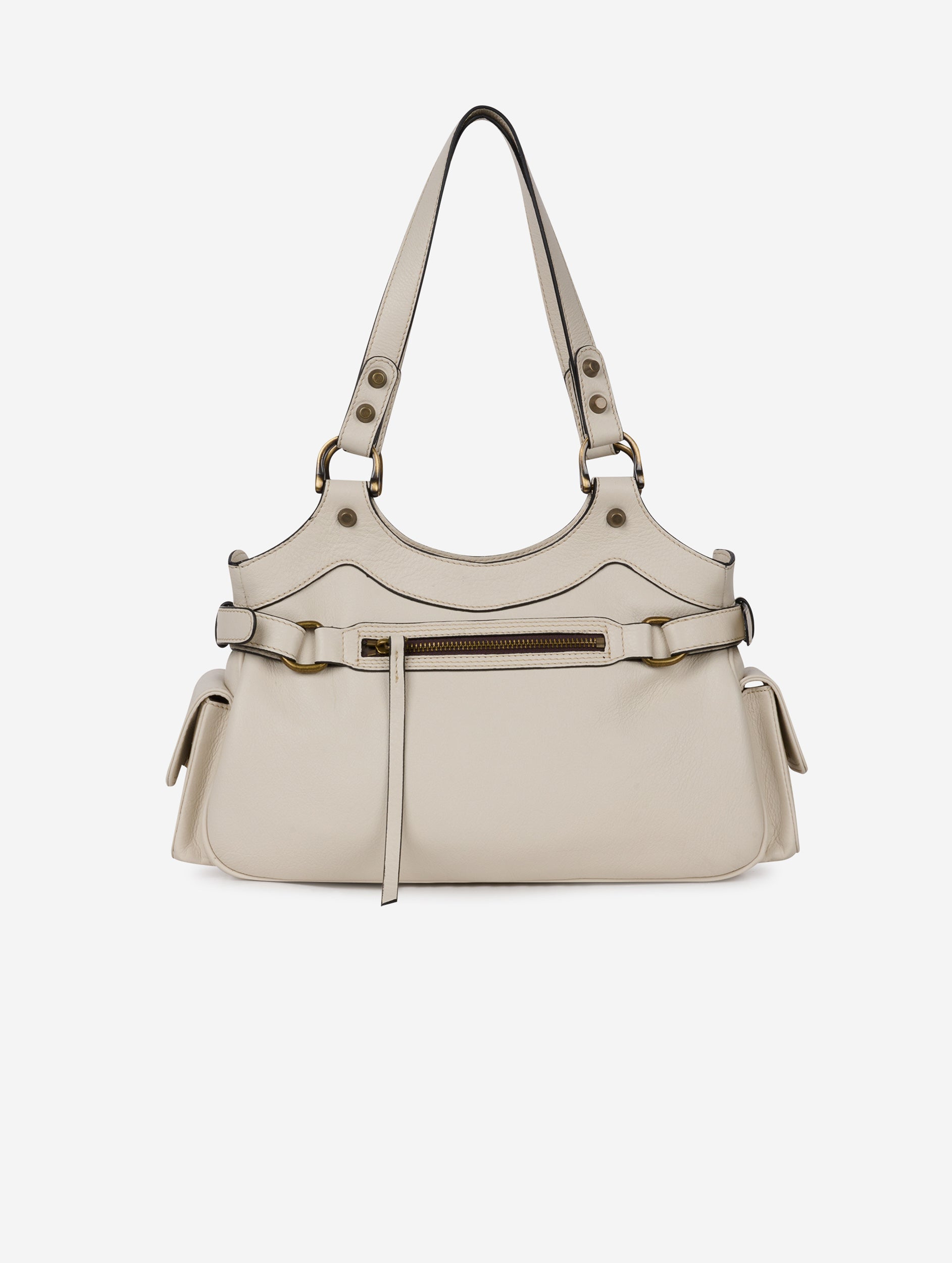 Women Accessories | Ivory leather reissue BB bag | Barbara Bui