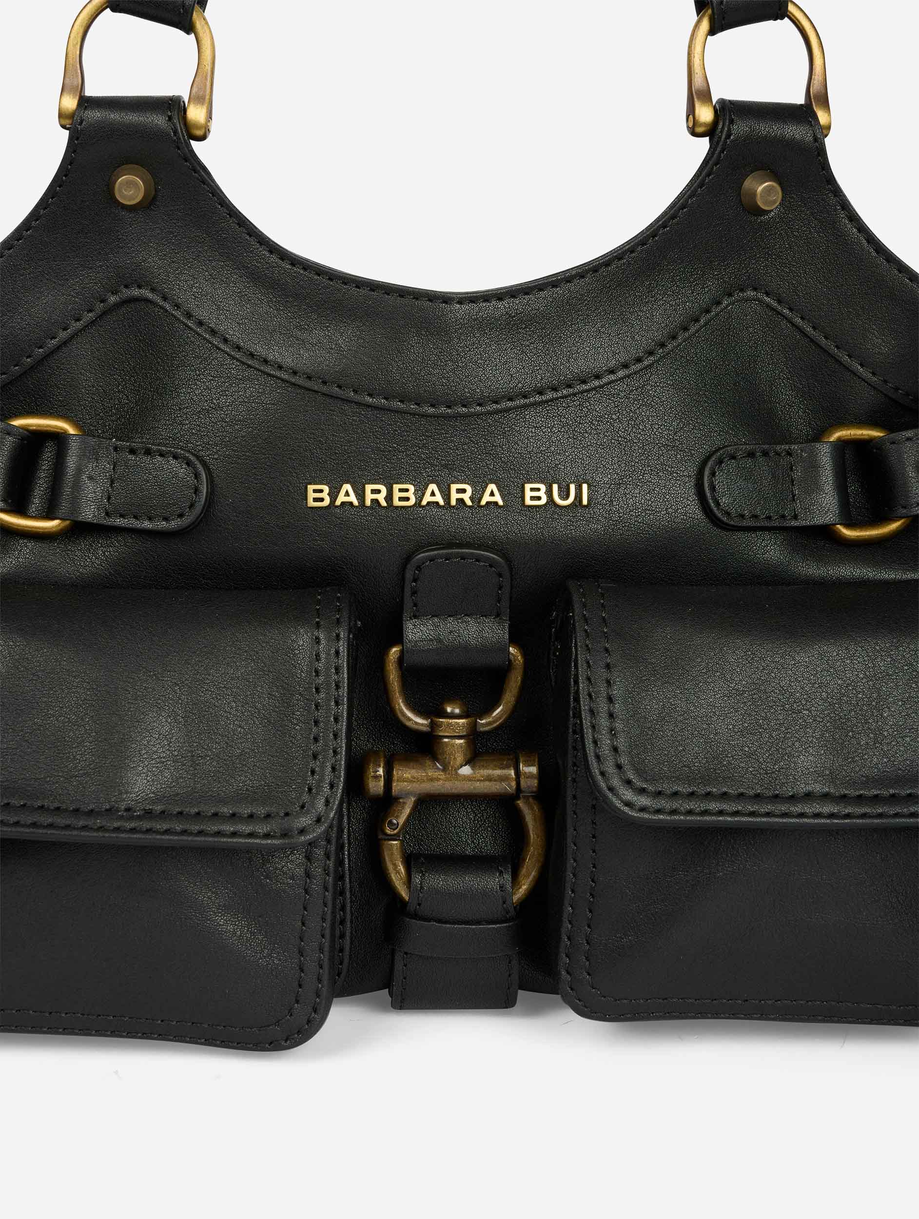 BARBARA BUI 牛革バック Women Accessories | Black leather reissue BB bag | Barbara