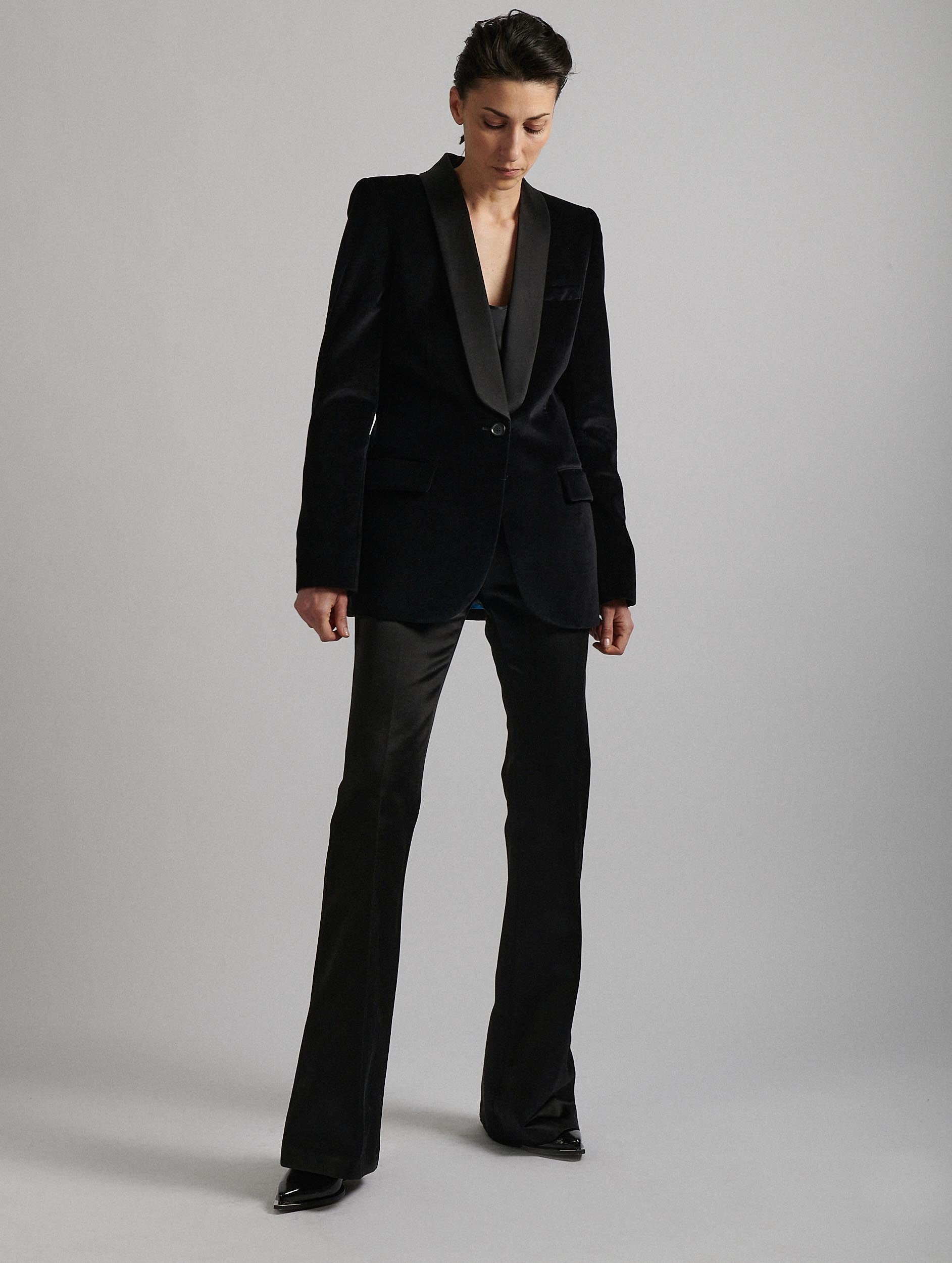 Velvet Blazer Barbara Bui Veste Women Ready-to-wear Black Velvet