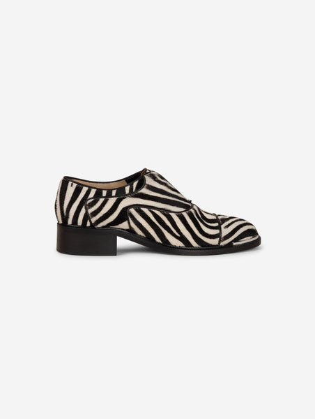 Women Shoes | Zebra print calf-hair leather derbies  display picture 1