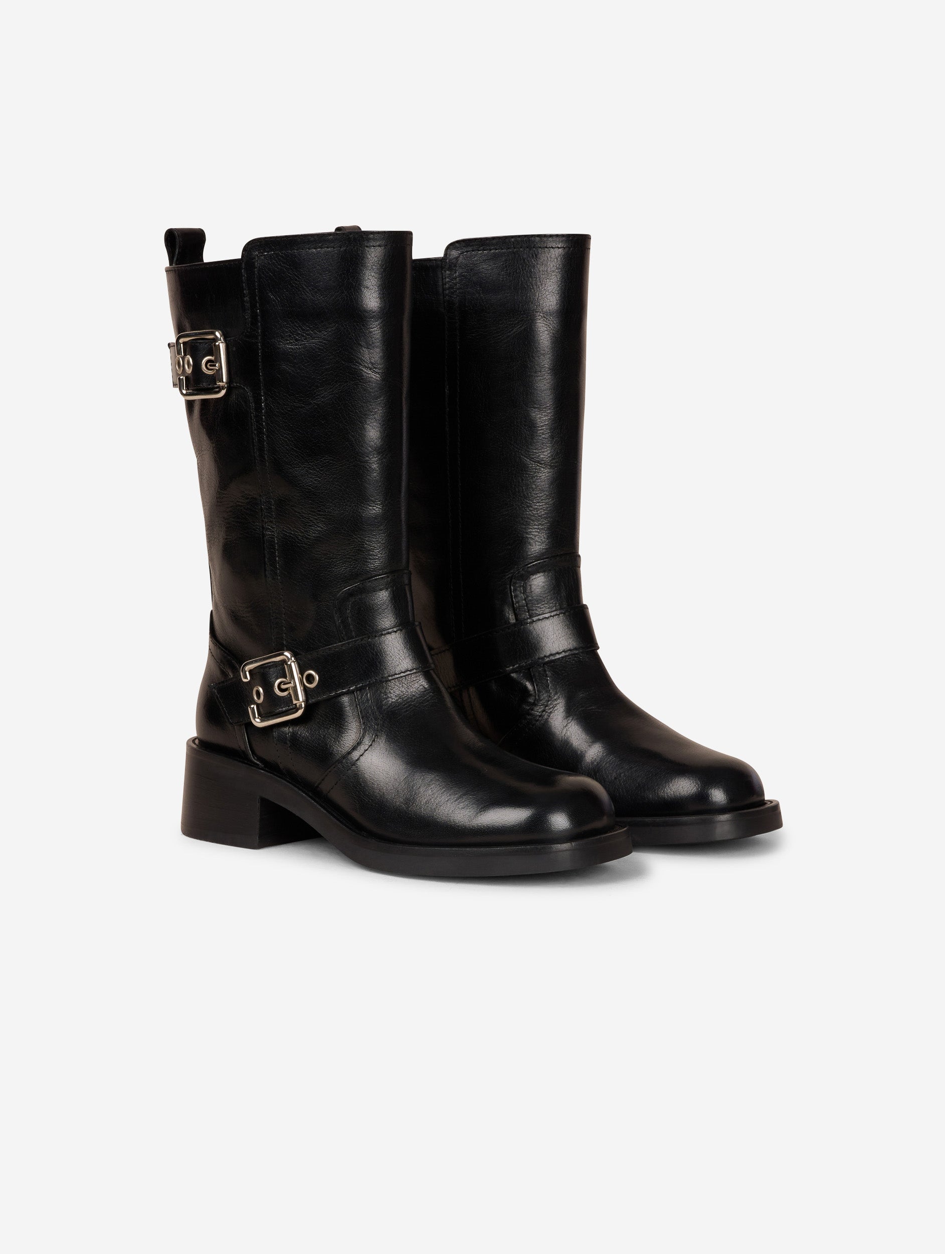 Designer biker boots best sale