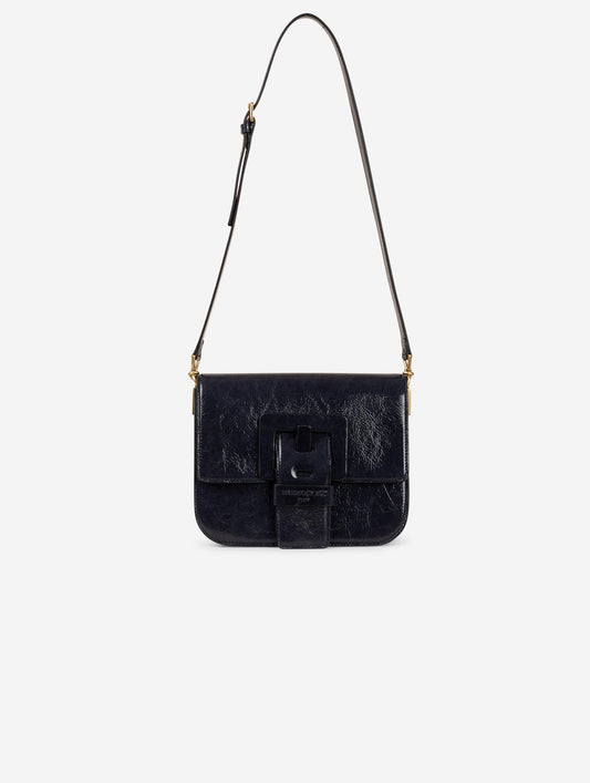 Navy blue patent leather TOUCH Me bag