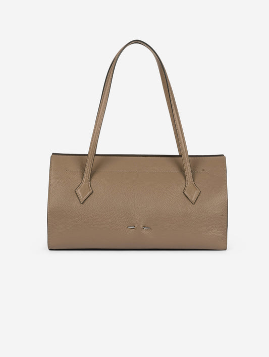 "To B." bag in taupe leather