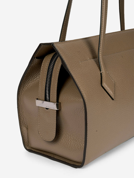 "To B." bag in taupe leather