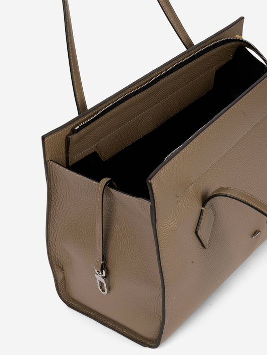 "To B." bag in taupe leather