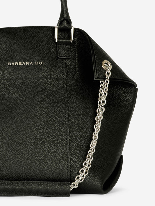 Chamallow bag in black leather