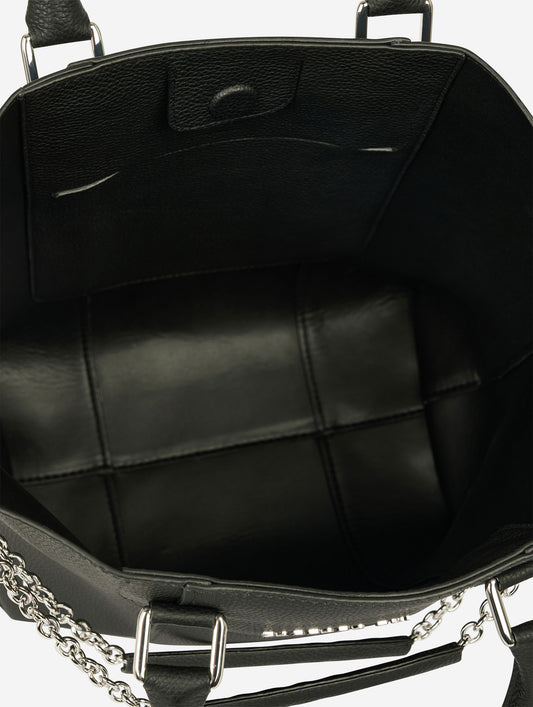 Chamallow bag in black leather