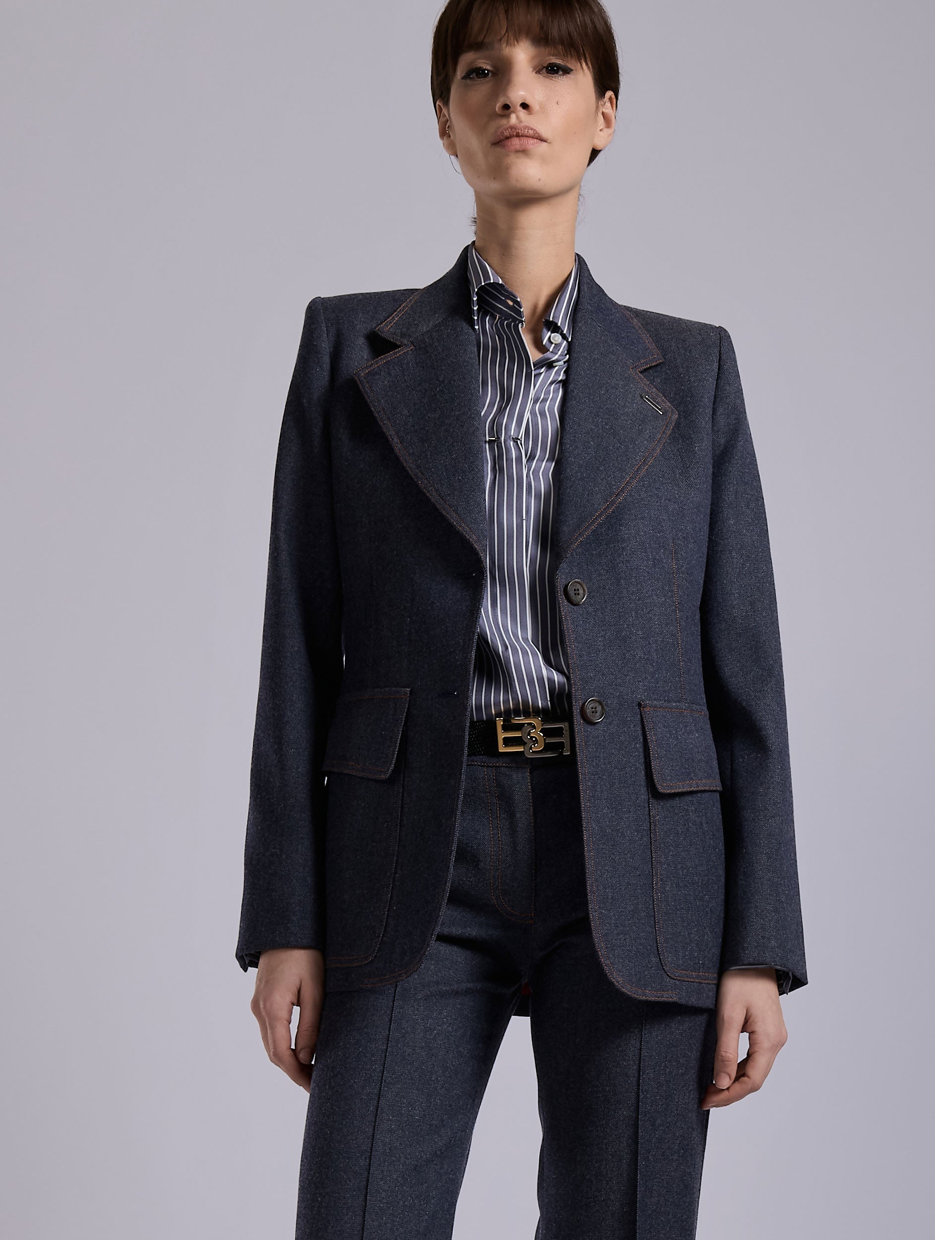 BUI de Barbara Bui バルバラビュイ ラムファー付き ジャケット Designer jackets collection for women | Barbara Bui Official