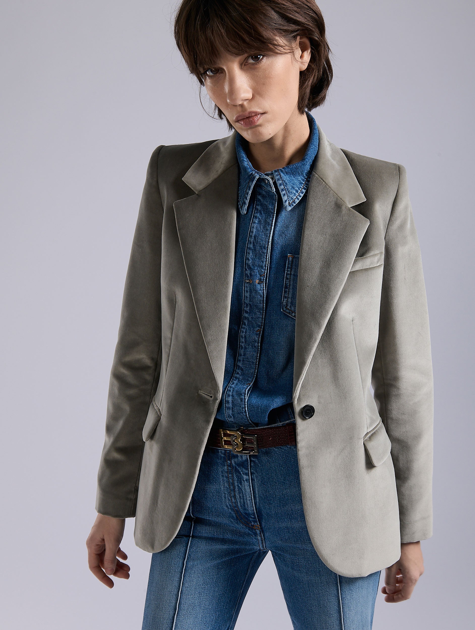 BARBARA BUI シングルライダースジャケット 38 Designer jackets collection for women | Barbara Bui Official