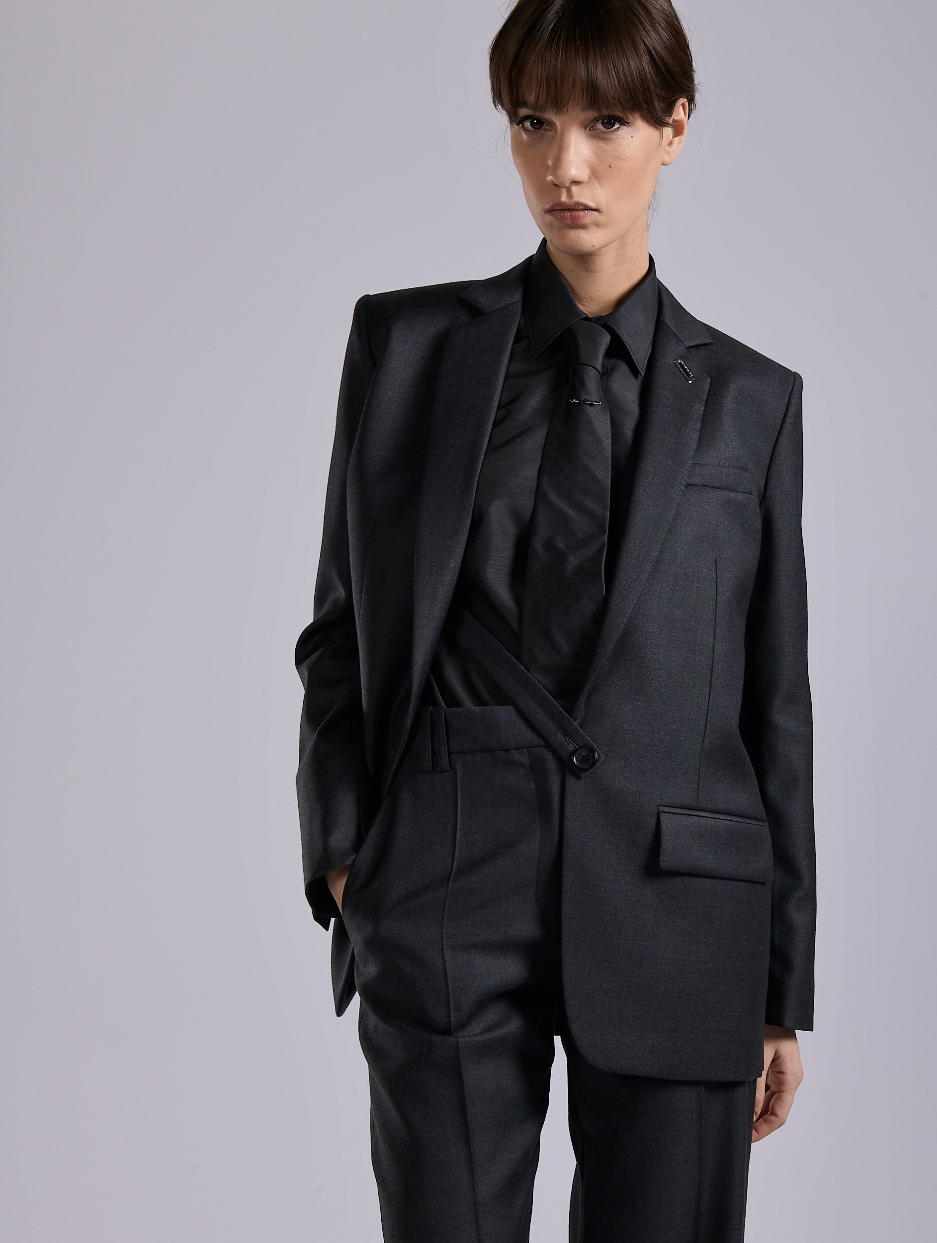 BUI de Barbara Bui バルバラビュイ ラムファー付き ジャケット Designer jackets collection for women | Barbara Bui Official