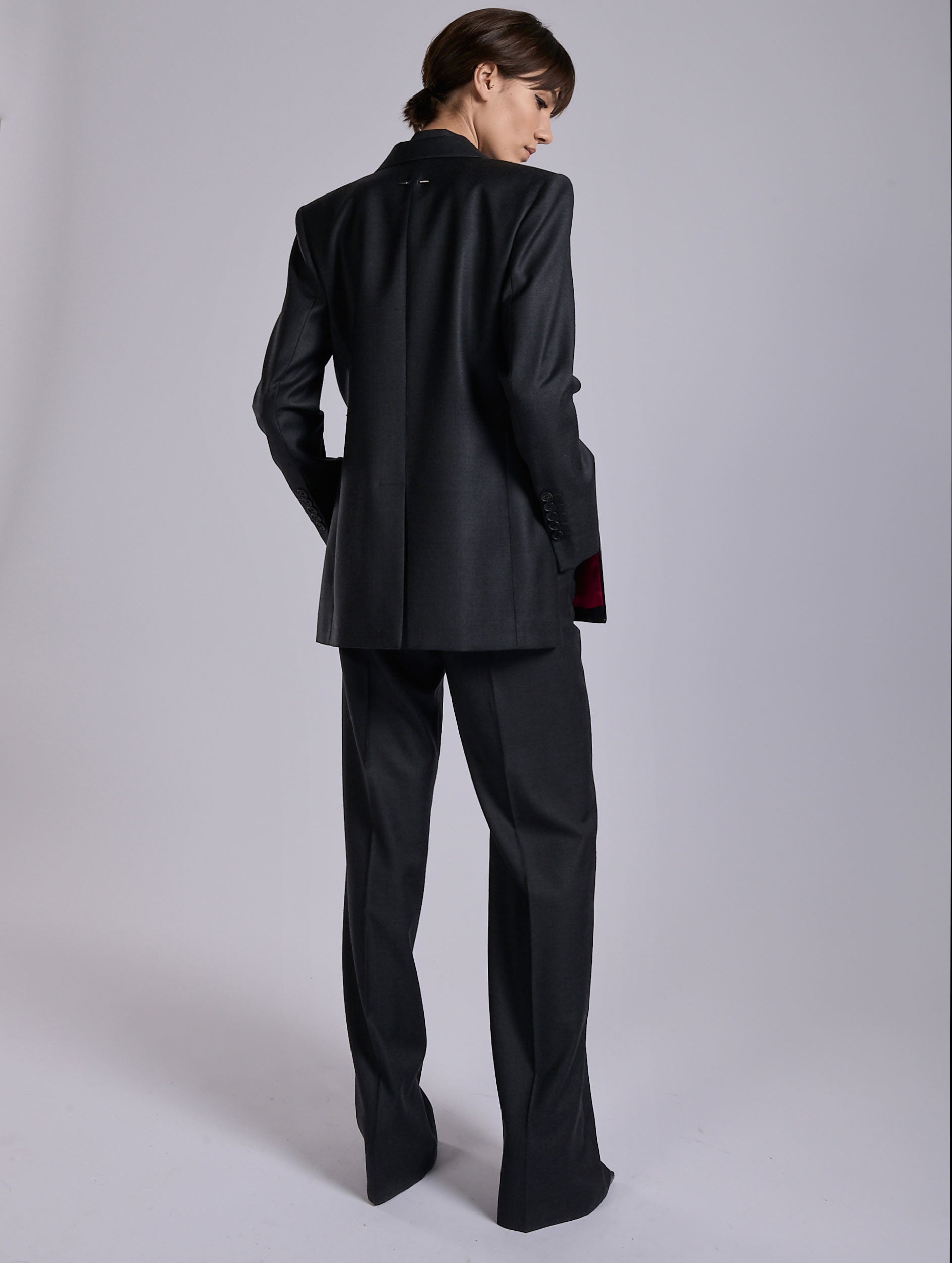 BUI de Barbara Bui バルバラビュイ ラムファー付き ジャケット BUI de Barbara Bui バルバラビュイ ラムファー付き ジャケット