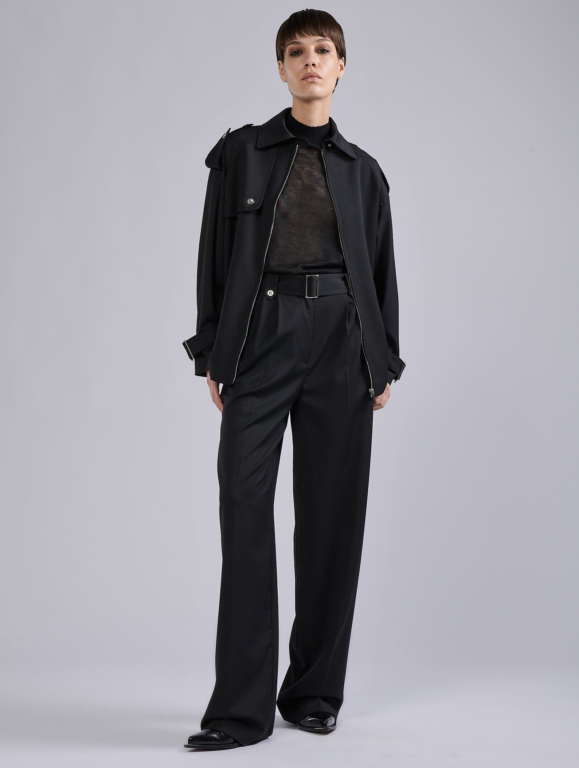 BUI de Barbara Bui バルバラビュイ ラムファー付き ジャケット Designer jackets collection for women | Barbara Bui Official