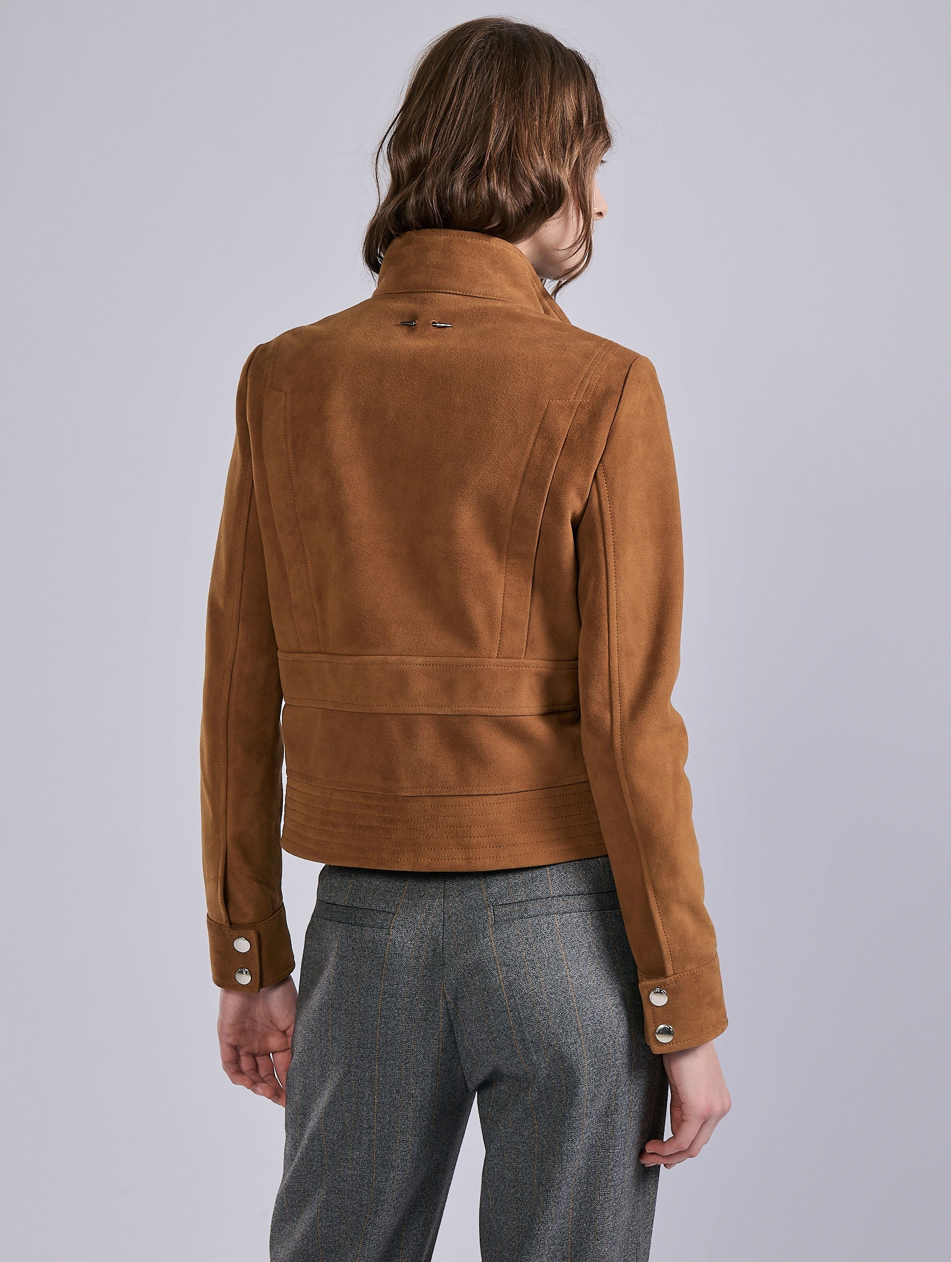 BUI de Barbara Bui バルバラビュイ ラムファー付き ジャケット Designer leather clothing | Barbara Bui Official Online Store