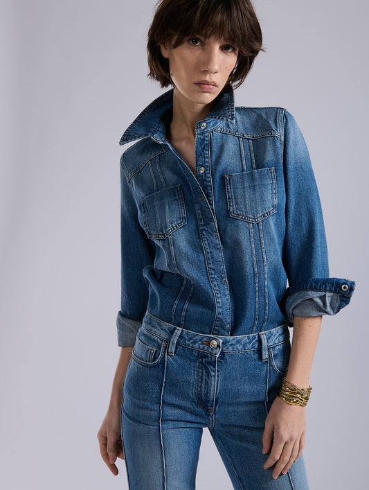Denim shirt