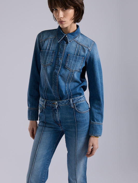 Denim shirt