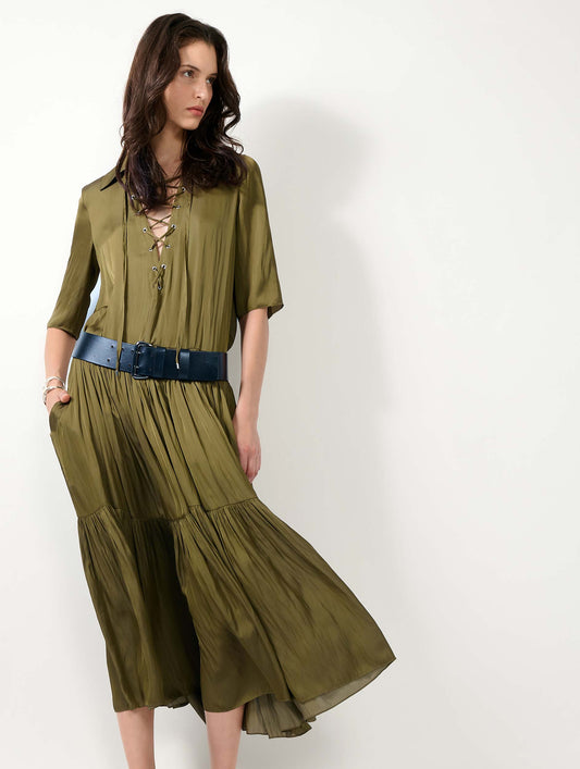 Khaki Angel Skin long dress