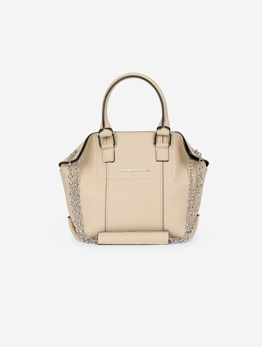 "Little Chamallow" bag in off-white leather