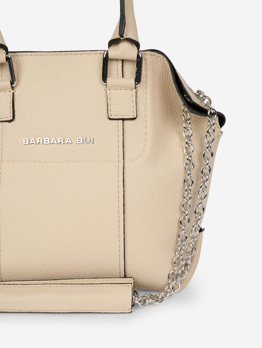 "Little Chamallow" bag in off-white leather