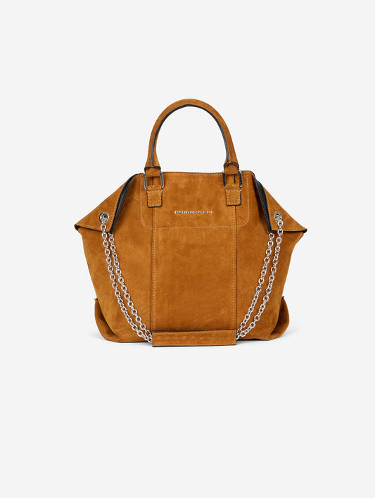 "Chamallow" in camel suede