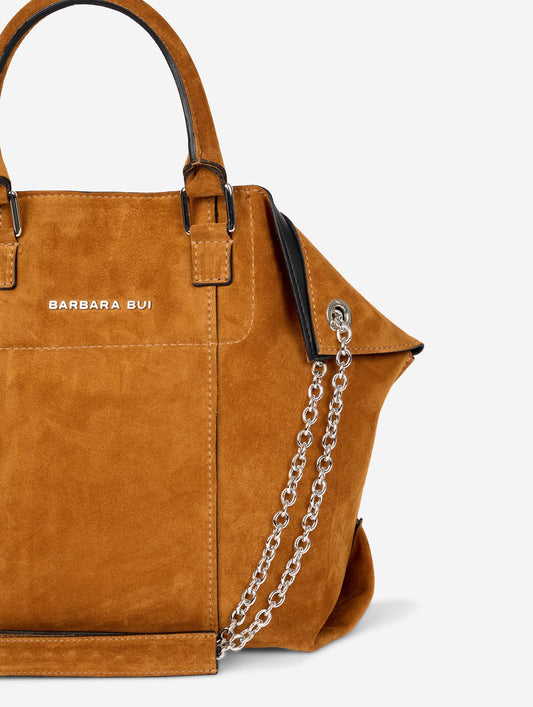 "Chamallow" in camel suede