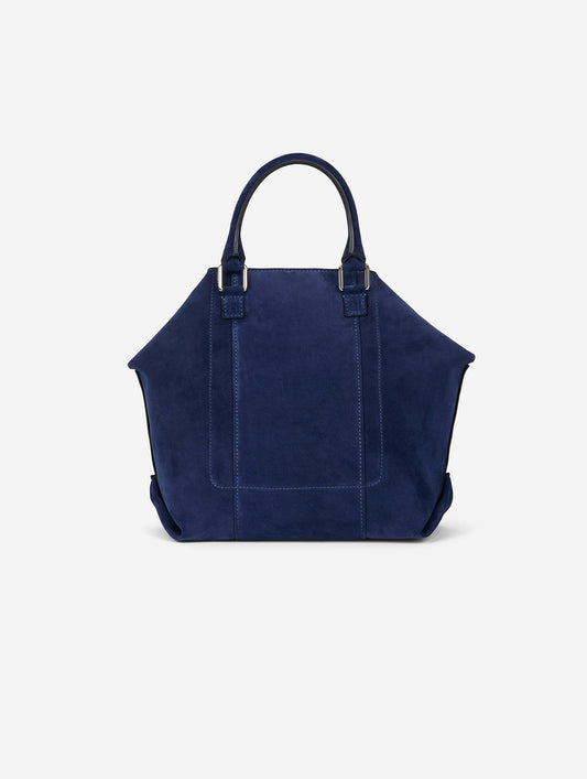 "Chamallow" bag in blue suede