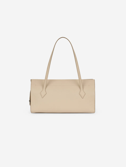 To B. bag in ivory leather