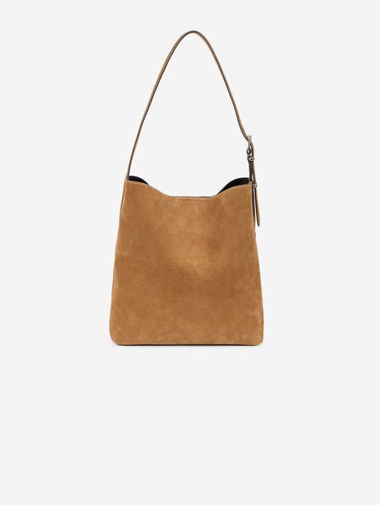 "B. Fore" bag in hazelnut suede