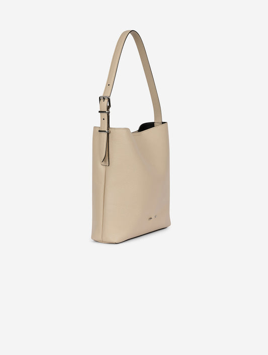 "B. Fore" bag in ivory leather