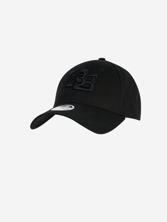 BB X New Era cap in black cotton canvas