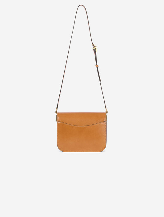 "Touch Me" bag in honey leather
