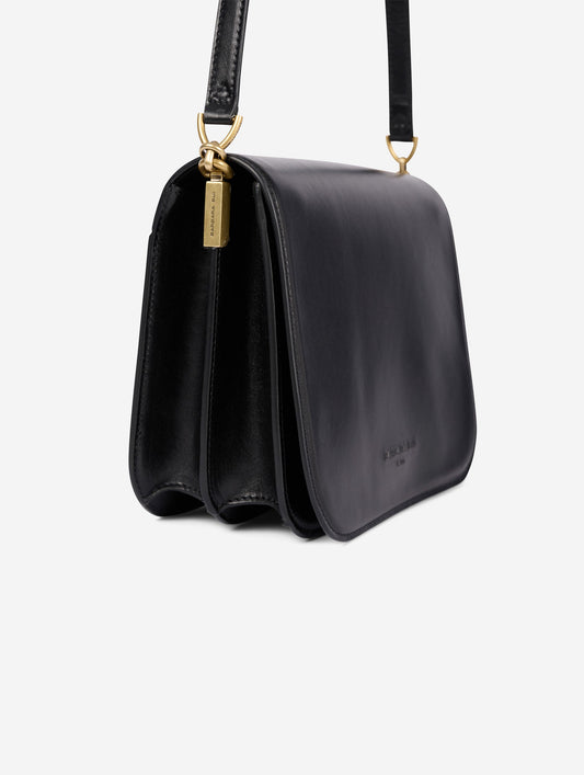 "Touch Me" bag in black leather