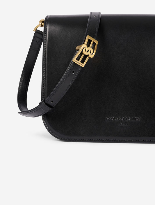 "Touch Me" bag in black leather