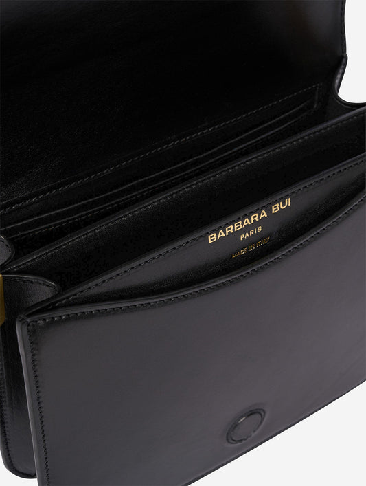 "Touch Me" bag in black leather