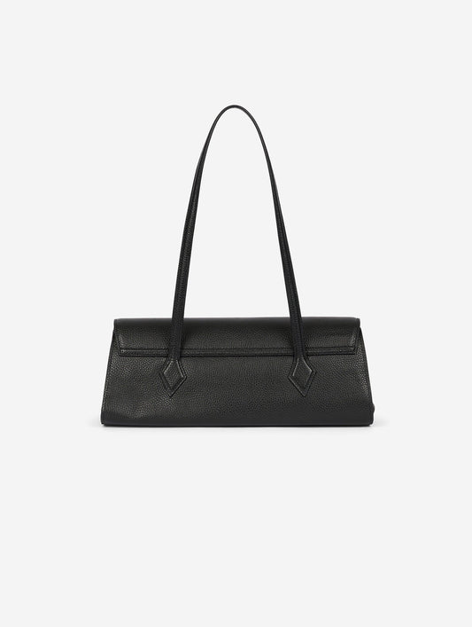 "One B." bag in black leather
