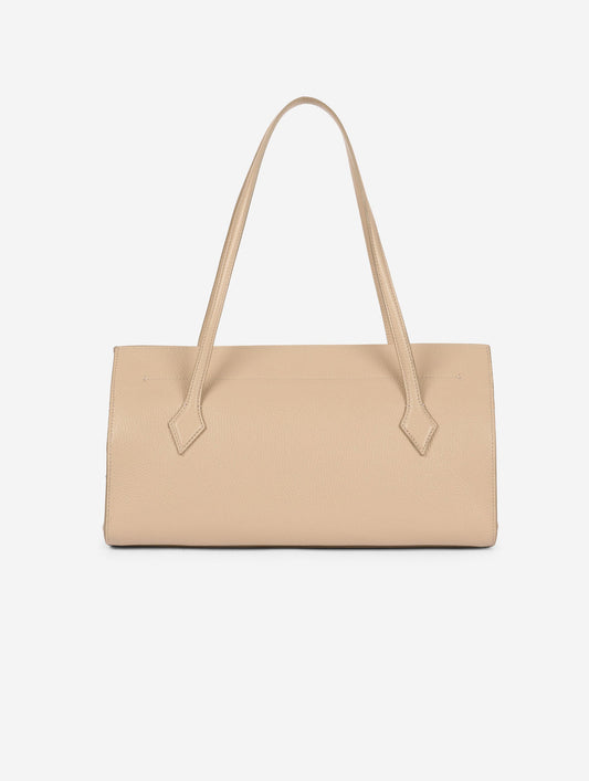 "To B." bag in beige leather