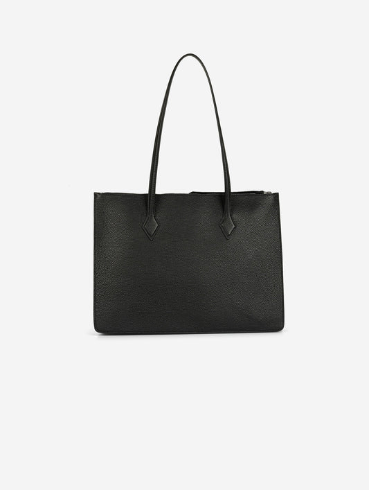 "B. Three" bag in black leather