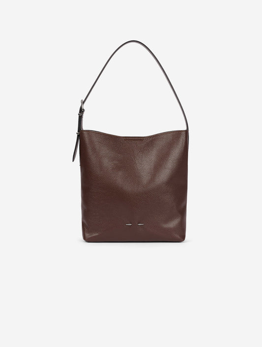 "B. Fore" bag in brown leather