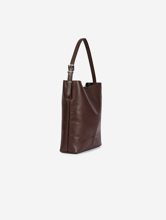 "Big B. Fore" bag in brown leather