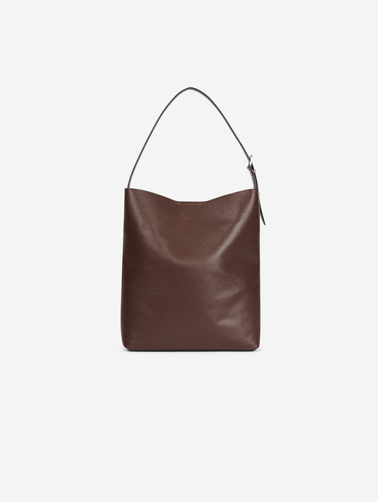 "Big B. Fore" bag in brown leather