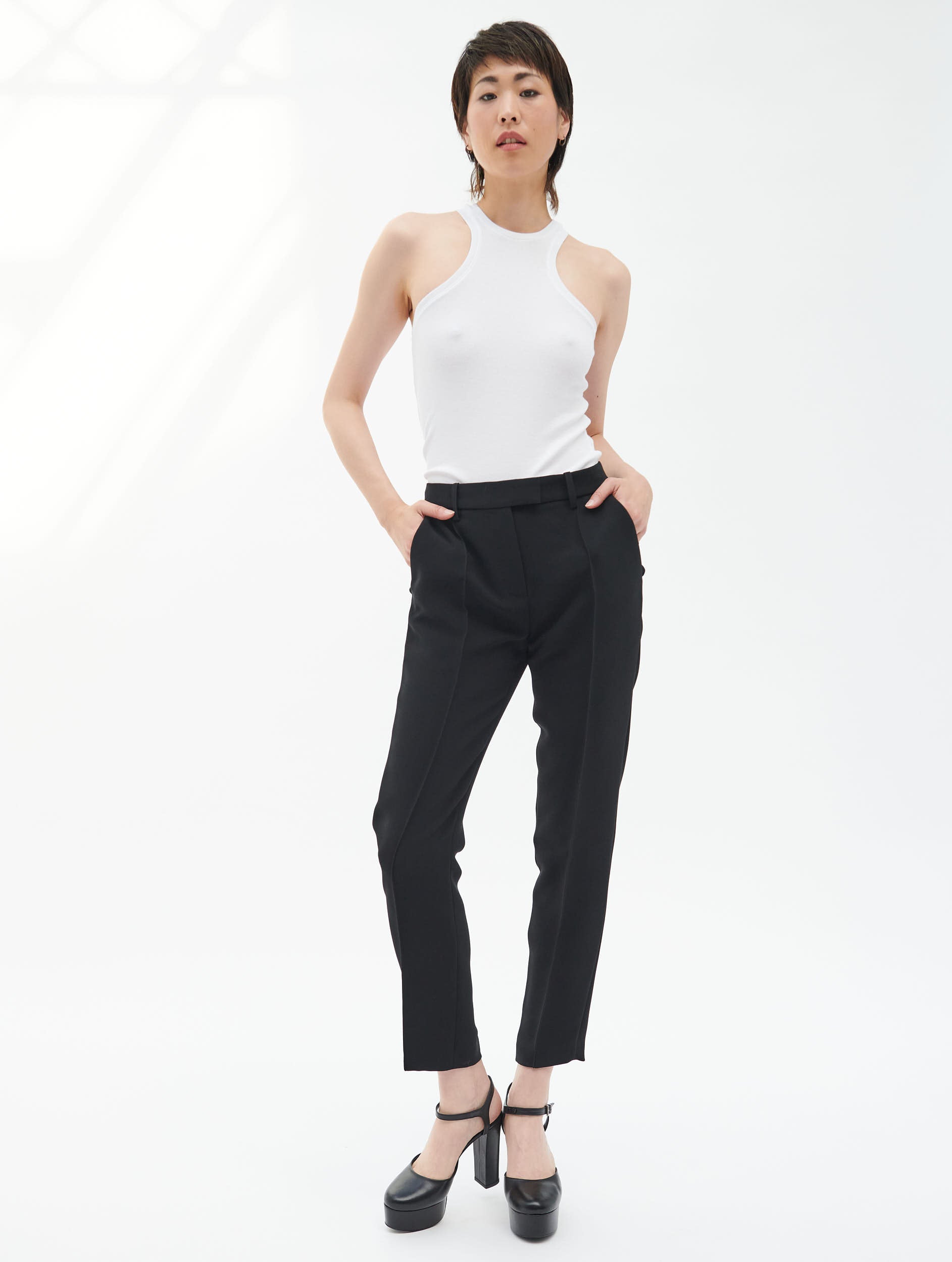 Roxy What A Vibe - Elasticated Waist Trousers For Women - Snow White |  SurfStitch
