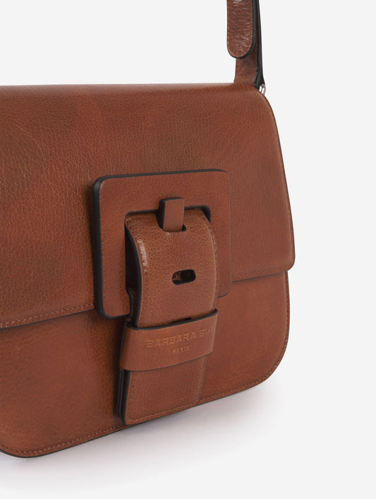 Caramel leather Touch Me bag