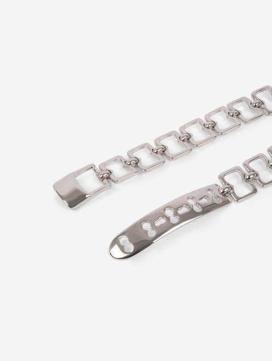 Metal chainlink belt