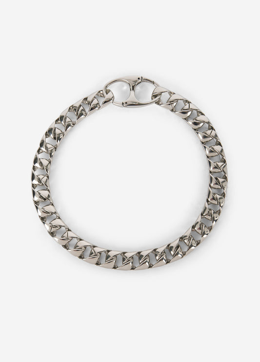 Silvery chain necklace