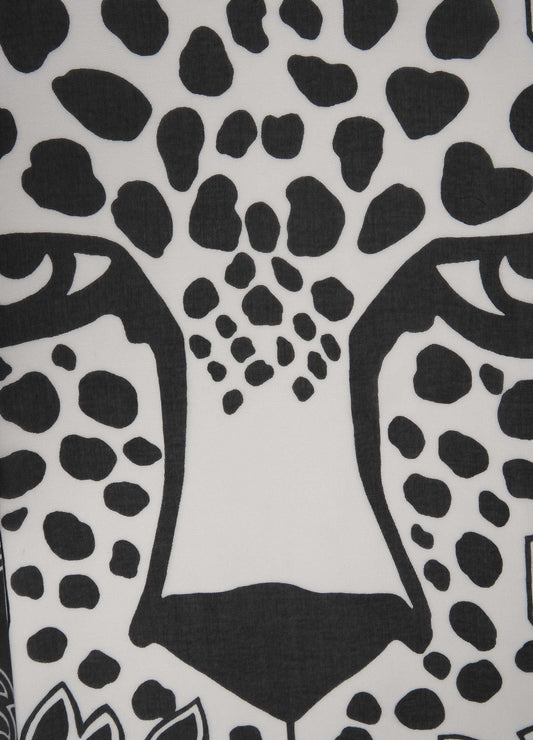 "Leopard" print scarf