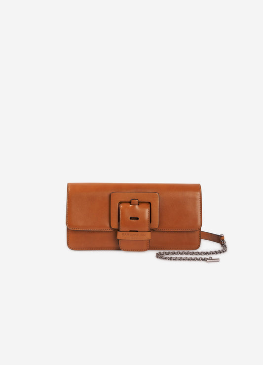 Camel leather "Feel me" bag